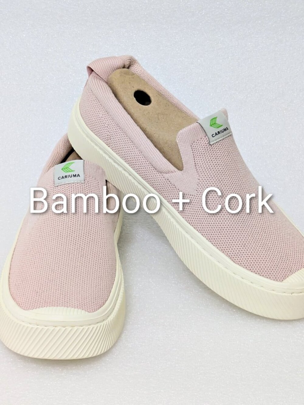 👟 Cariuma IBI Slip-On Rose Knit Sneakers - Women's 7.5 / Men's 6 - NWOB
